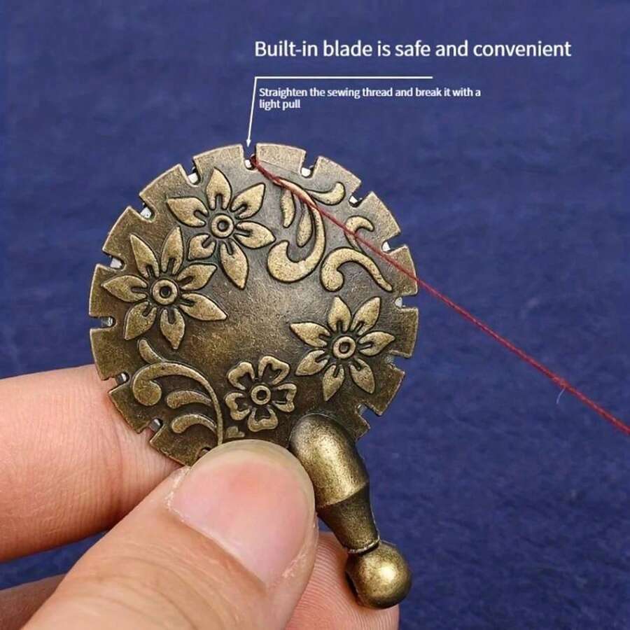 Vintage Thread Scissors Pendant: Perfect DIY Sewing And Knitting Tool For Handicraft Lovers! Vintage Delicate Metal Thread Cutter, DIY Sewing And Cross-Stitch Tool