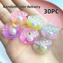 5/10/20/30 piezas Conchas marinas miniatura que brillan en la oscuridad, accesorios de decoración DIY, accesorios para fiestas, decoración de habitaciones y mesas, adornos coleccionables, regalo ideal para amigos, padres, parejas, recuerdos festivos, surtido aleatorio