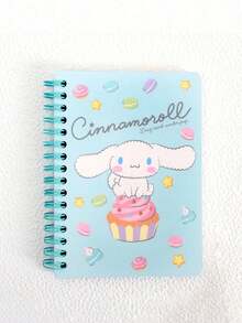 Sanrio 1pc Cute Notebook, Cinnamon Roll Kuromi Melody Anime Memo Pad, Adorable Cartoon Weekly Planner, Writing Paper, Gift For Girls, Back To School Supplies - Multicolor - View 22