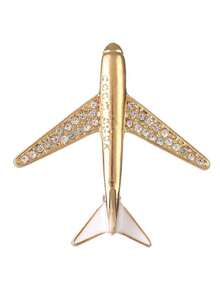 Fashionable Airplane Brooch, Large Size Men's Suit Decoration Brooch, Father's Day Jewelry Gift - Aircraft - View 4