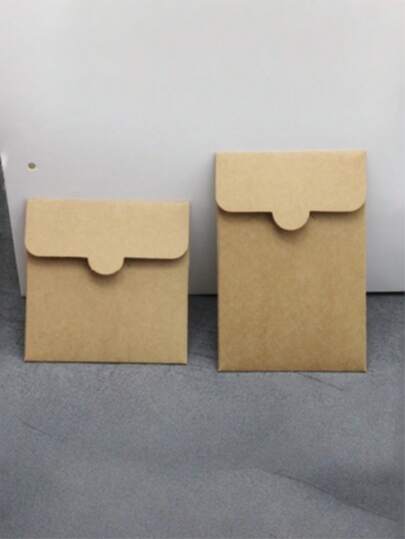 Premium Thickened Rigid Square American-Style Kraft Paper Bag, Odorless Kraft Paper Envelope, High-End Aesthetic INS-Style Gift Packaging & Storage Bag For CDs/Keychains/Ribbons/Cards, Ideal For Handmade DIY/Exquisite Gift Sets/Festival Gift Box Packaging | Thickened Kraft Paper Gift Bags, DIY Packaging Bags, INS-Style Kraft Envelopes, Multipurpose Storage Paper Bags