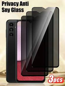 3 件/包钢化玻璃屏幕保护膜，带黑边，适用于三星手机，防偷窥，防刮，防摔，适用于三星 Galaxy S21FE/S23FE/A54/A15/A31/A34/A35/A55/M53/M54/M55/S23/S24/S25 Ultra/S25 Edge 防水防震防指纹全覆盖 - 黑色 - 查看 30