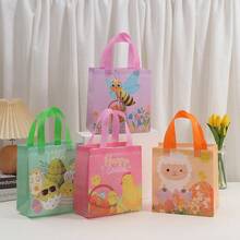 25PCS Easter Gift Package Bags, Tote Bag Packs, Rabbit Easter Egg Element Gift Bags, 9 Inches X8.5 Inches X4.3inches, Retail Store Bags, Shopping Mall Bags, Suitable For Party Supplies Such As Anniversaries, Birthdays, Anniversaries, Etc - Multicolor - View 8