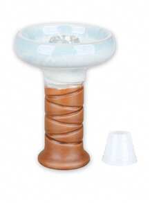 1pc Handmade Pointed Hookah Bowl, Made Of Original Clay Glaze, Practical Hookah Accessory, Easy To Smoke, Smooth Inhalation, Large Capacity Design For Better Hookah Experience. - one-size - View 16