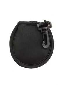 1pc Golf Ball Protector Case With Hook And Cleaning Cloth