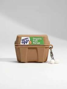 1pc Bluetooth Earphone Protective Case, Egg Carton Shaped Design, Compatible With Apple 1/2/3/4, Pro/Pro2