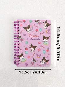 Sanrio 1pc Cute Notebook, Cinnamon Roll Kuromi Melody Anime Memo Pad, Adorable Cartoon Weekly Planner, Writing Paper, Gift For Girls, Back To School Supplies - Multicolor - View 21