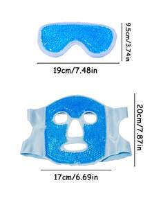 2pcs/1pc Face Ice Pack, Eye Mask, Cooling Gel Beads, Reusable Hot/Cold Compress, Soft And Flexible After Freezing, Effectively Relieves Dry Eyes, Dry Skin, Puffiness, Tension, Itchy Eyes, Headaches, Dark Circles, Reduces Facial Swelling, Soothes Sleep, Suitable For Mouth, Dental, Use