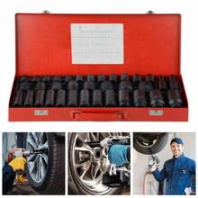 35pcs 1/ 2" Inch Sq Metric Drive Deep Impact Socket Tool Set Garage 8-32mm UK Stock, Rugged Construction, Enhanced Storage Case - 35PCS- Iron Box - View 5