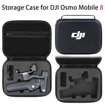 porseejie For Osmo Mobile 8 Handheld Gimbal Travel Case Hard Storage Bag For Osmo Mobile 8 Accessories