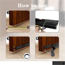 Bathroom Insect Prevention And Noise Reduction Barrier - Self-Adhesive, Flexible Shower Threshold Sealing Strip - Multicolor - View 7