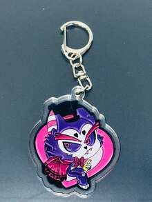 Porte-clés acrylique d'anime, figurine de dessin animé mignonne, jouet de collection, pendentif de sac, en stock - Multicolore - Voir 36