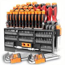 146pcs Magnetic Screwdrivers Set, With Plastic Racking, Slotted, , Pozidriv, Torx And Other Head Shapes, Hexagonal Wrench, Widely Used Precision Screwdriver Set. Nice Gifts - 146pcs - View 1