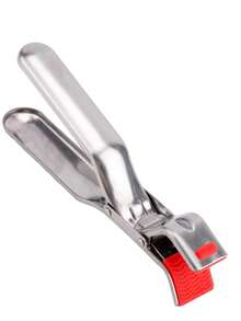 1 Stainless Steel Heat-Resistant Clip, Kitchen Bowl Clip, Steaming Dish Clip, Heat-Resistant Kitchen Tool, Non-Slip High-Temperature Oven Clip, Electric Stove Utensil Clip, Kitchen Cooking Clip, Family Dinner Supplies, Party Supplies - Silver - View 9