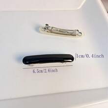 4pcs Minimalist Spring Hair Clips Set Casual,Leopard Print, School Stuff, Hair Accessories - Multicolor - View 5