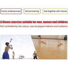 CYPNKeenso Volante de Mano de Neopreno Entretenimiento en la Playa Indiaca Featherball Hand Badminton ColorfulFashion - 219614807 - Ver 5