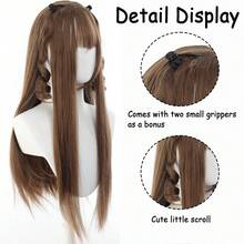 Synthetic Wigs Cosplay Wig Sweet Cute Lolita Style Wig Sideburns Double Ponytail For Women Party Halloween Christmas New Year Carnival Music - Multicolor - View 3