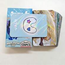 60pcs Cards + 64pcs Stickers NJZ K-Pop LOMO Photocard Idol Series, Fan Collectible Photo Cards, Scrapbook And Craft, Variety Of Designs, Vibrant Colors, Exquisite Artistic Postcard Collection Lomo Trading - Multicolor - View 2