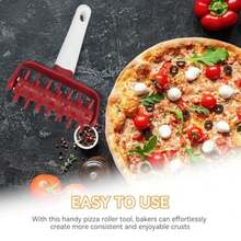 CYPNRodillo Para Masa De Pizza Rodillo De Plastico Para Masa Rodillo De Pastelería Con Picos Herramienta Para Amasar Pizza Matador De Burbujas De Masa De Pizza Rodillo De Pizza Con Pinchos Para El HogarFashion - 219619413 - Ver 4
