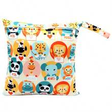 户外收纳尿布包，可装婴儿床衣物、尿布，便携包，婴儿防水包，婴儿挂袋 - 彩色 - 查看 4