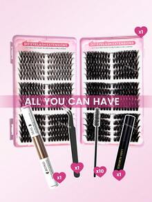 DIY睫毛粘合剂及封层剂，适用于簇状假睫毛、单根假睫毛嫁接，打造自然妆效，强力定型，持久耐用，在家也能拥有沙龙级效果。 - 淺粉色 - 查看 2