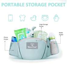 Grey/Blue/Black/Pink Baby Carrier Ergonomic Infant Carrier With Hip Seat Bag Soft Baby Carrier Newborn To Toddler 7-45lbs Front And Back Baby Holder Carrier For Men Dad Mom,Mabe Baby Carrier,Mabe Baby Carrier,Baby Carrier With Hip Seat - 多色A - 查看 7