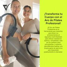 CYPNVITALZ Aro Pilates y Anillos de Yoga Círculo de Resistencia para Pilates Pilates Resistencia Flexible para Pilates En Casa para Tonificar Brazos Muslos Piernas y Núcleo.Fashion - 219613195 - Ver 3