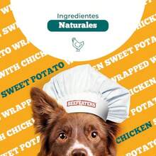 Premios para Perros PRIME Sweet Potato Wrapped Chicken 2 oz Batata y pollo nutritivo y delicioso - como en la foto - Ver 5