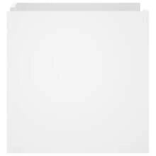 vidaXL Biały stolik nocny 45x50x50 cm Drewno konstrukcyjne - Czarne - Zobacz 6