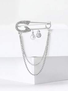 奢华水钻挂绳别针 - 女士男女通用休闲派对饰品/朋友礼物徽章装饰 - 別針 - 查看 9