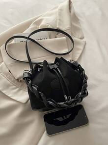 Bolso cruzado mini versátil y de moda para mujer - Negro - Ver 7