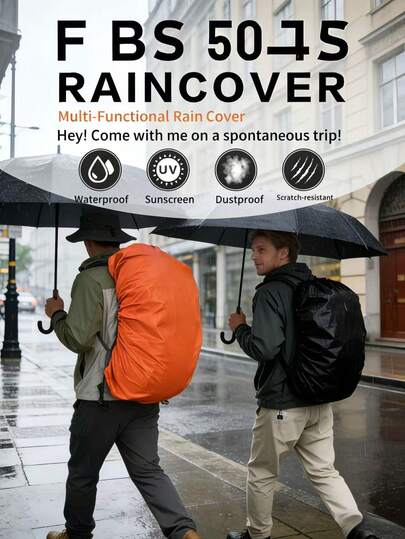 Outdoor Hiking Backpack Rain Cover, Specially Designed For Hiking Backpacks, Suitable For 40-60L Heavy-Duty Luggage Bags - Dustproof/Anti-Theft/Cycling/Hiking/Camping/Outdoor Activities - Available In 2 Colors, Suitable For All-Day Safety And Visibility, A Must-Have Travel Accessory, Luggage Cover, Backpack Rain Cover, School Backpack Rain Cover, Bag Cover.,Spring Summer Picks,Brides Maid Gifts,Room,Bedroom Decor,Beach,Travel,For Men,For Women,Vacation,Women's Day,Travel Essentials,Wedding Favours,Y2k,Bedroom,Car Accessories Women,Kitchen Deccor,Beach,Summer,Vacation,Holiday,Travel Essential,Going Out Tops,Household Items
