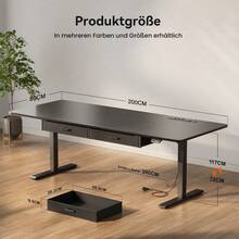 HLONONE Home Office Desks - màu đen - Xem 9