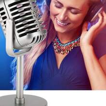 Adjustable Vintage Plastic Microphone Prop, Retro Decorative Fake Microphone For Party, Performance, Home, Bar Decor - Available In Multiple Colors - View 4