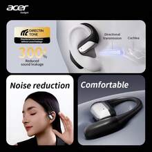 Acer OHR545 Wireless Bluetooth Earphones, Ear-Hook Design With Display Screen, Charging Case, Noise Cancellation, Dolby Sound, Deep Bass, Comfortable Fit, Suitable For Sports, Running, Cycling, Fitness, Compatible With Smartphones And Tablets - one-size - View 4
