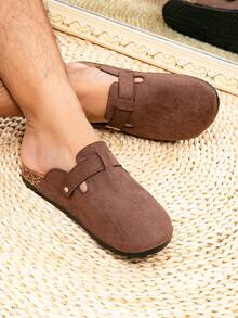 男士休闲户外拖鞋，时尚男女通用拖鞋，纯色室内/室外人字拖，适合春夏季，适合户外、办公室穿着，男女皆宜