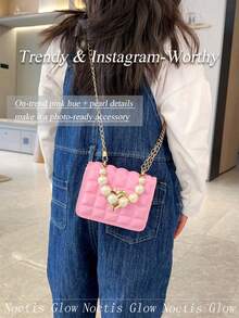 Baby Purse For Toddlers, Kids Heart Lock Purses With Glasses, Girls Purses For Kids , Toddler Bag Gift - 彩色 - 查看 2