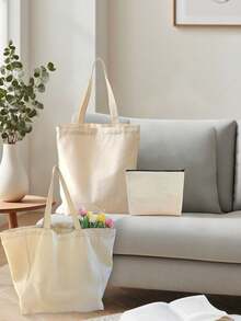 1 túi vải bố trơn, thích hợp để trang trí và làm đồ thủ công, tối giản và thanh lịch, túi đựng đồ du lịch tiện dụng, túi du lịch màu trơn dung tích lớn: Lựa chọn hoàn hảo cho những người yêu thích hoạt động ngoài trời! Cũng là món quà lý tưởng cho bạn bè và gia đình. Chiếc túi dung tích lớn này phù hợp cho học sinh, sinh viên và giáo viên. Túi vải bố đa năng dùng cho du lịch, túi mua sắm/du lịch dung tích lớn, túi mua sắm hàng ngày có thể tái sử dụng, túi vải bố gấp gọn di động để tự làm đồ thủ công, túi vải bố đeo vai. - Nhiều màu - Xem 5