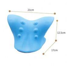 Neck Shoulder Cervical Spine Relaxation Spine Alignment Traction Device Pillow Stretcher Massager Neck Pillow - 藍色 - 查看 5