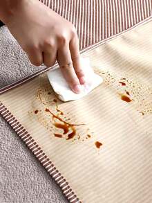 Celemek Dapur Bergaris yang Mudah Dibersihkan, Celemek Pelindung Tahan Minyak untuk Rumah, Tahan Air, Celemek Memasak Tahan Noda untuk Wanita, Pria, Koki, BBQ, Kerajinan Tangan, Penggunaan di Luar Ruangan, dengan Kantong Lembut yang Menyerap - celemek - View 3
