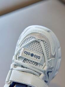 2026 Spring Unisex Kids Casual Lightweight Sports Shoes, Children's Breathable Mesh Sneakers - Grey - View 5