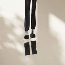 1pc Adjustable, Durable Black Wrist Strap Accessory (Fits Most Canes/Walking Sticks). It Features An Anti-Slip Design (To Secure The Cane To Your Wrist) And Is Made Of Sturdy Woven Material (For Long-Term Use). - Multicolor - View 1