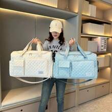 Large Capacity Multifunctional Luggage Tote Bag - Convertible Backpack/Crossbody With Dry/Wet Separation & Double-Sided Pockets, Travel Gym Bag For Swimming, Surfing (///) - Stylish Organizer - Multicolor - View 3