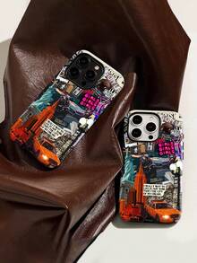 ¡Sueños de Nueva York para siempre! Esta elegante funda es compatible con los modelos  16, 15, 14 Pro Max, 13, 12, 11, XR y XS Plus. Fabricada en silicona TPU, ofrece protección contra golpes y caídas, además de una sensación superior. Es un regalo ideal para familiares, amigos y seres queridos, y una opción perfecta para Navidad.fundas para ,accesorios para celular,fundas para celular,funda  13,fundas ,fundas para  13,funda  16,funda  17 pro max, 17 pro max,funda  15,funda  17,funda ,fundas para  16,fundas  15,funda  14,fundas  17 pro max,protector para ,fundas  11,fundas  12,funda  17 pro,fundas  13,,case  17 pro max,fundas para  11,fundas para  12 - Blanco - Ver 4
