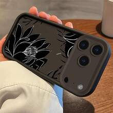 Lotus phone case suitable for  17 16 16E 15 14 13 12 11 Pro Max 17 Air 16 Plu silicone all inclusive protection anti slip and anti fall soft case - SKU2-loto - Ver 6