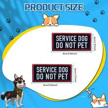 Patches Removable Tactical Hook Loop Harness Embroidered In Training Patch Do Not Pet WorFKing Dog Patch For Vest Harnesses Collars Leashes,StyleA - StyleA - View 3