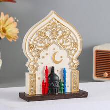 1pc Simple Resin Arabic Style Decor Ornament. Can Be Used For Home Decor, Indoor Decor, Tea Room Decor, Office Decor, And Wedding Decor. Also Suitable As A Graduation Gift, Back-To-School Gift, Or Gift For Women. Applicable Scenarios Include Room Decor, Home Decor, Birthday Decor, Wedding Decor, Birthday Room Decor, Bedroom Decor, Party Decor, And More. - Multicolor - View 13