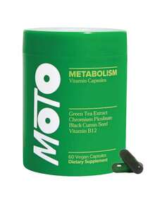 Moto Women's Metabolism Support - Energy, Curb Cravings, Healthy Metabolism - Vegan Capsules, 30 Servings - 1Bottles - 查看 8