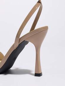 Elegante Riemchen-Spitze-High-Heel-Sandalen, vielseitig einsetzbar für formelle Anlässe, Partys, Hochzeiten, Aufführungen, Outdoor, Reisen, Feiertage (Valentinstag, Muttertag, Frauentag, Weihnachten, Erntedankfest), Frühlings- und Sommeroutfits - Khaki - Übersicht 8