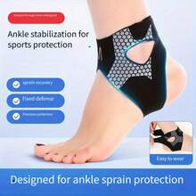 Ankle Support Brace - Heavy Duty Compression Fit, High Elasticity And Softness, Suitable For Men And Women, Ideal For Basketball, Running, And Fitness Training - Perfect For Prevention - Gray - View 5